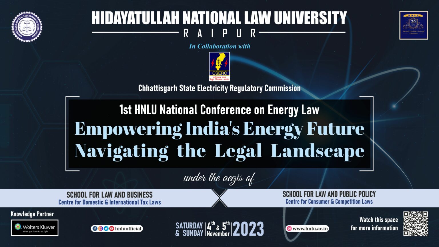 1st National Conference on Energy Law, HNLU Hidayatullah National Law
